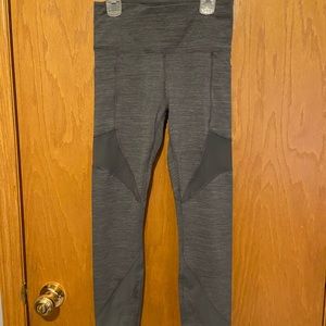 Grey mesh leggings